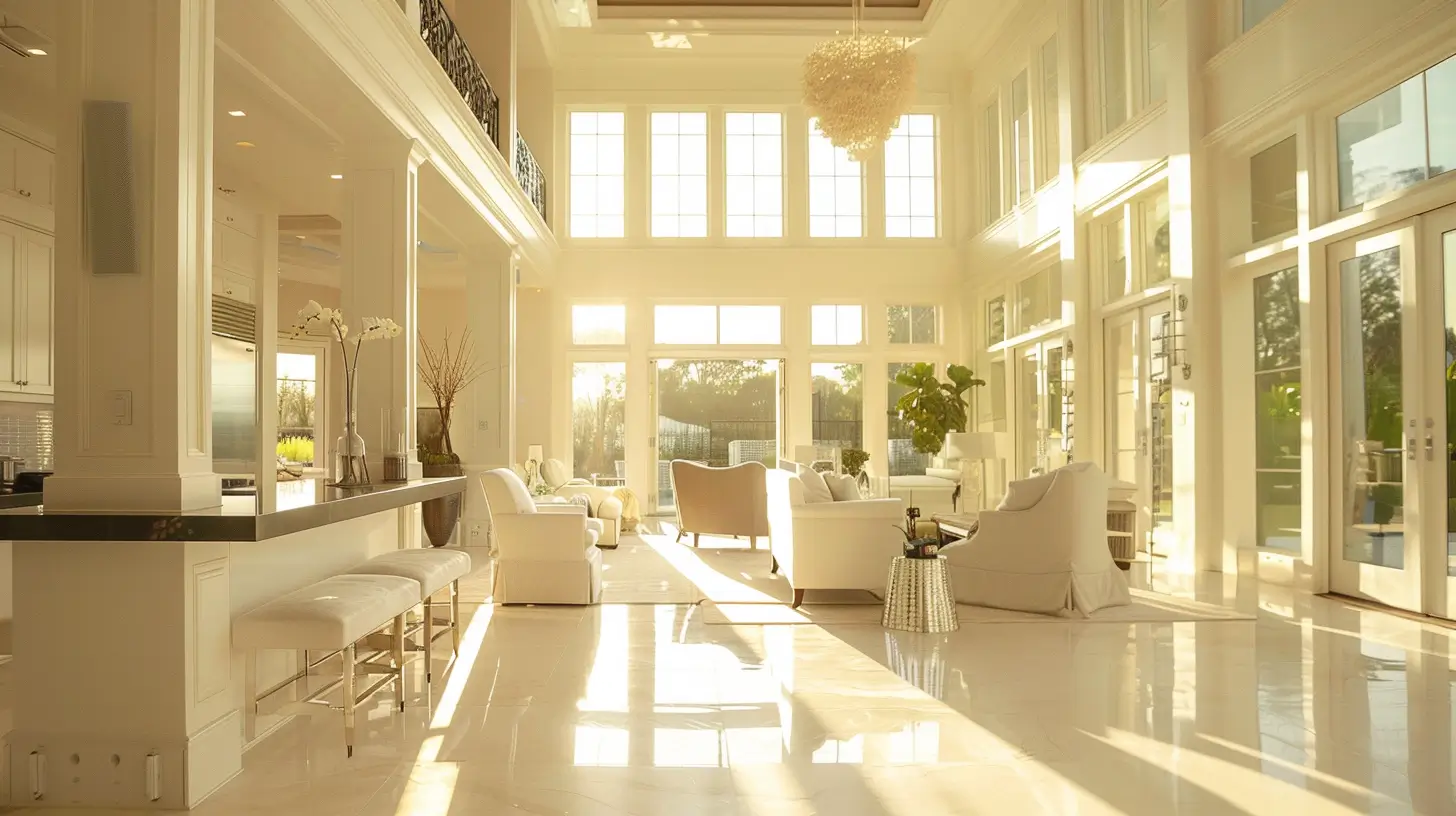 Stately custom country club estate interior in Moorpark Country Club Estates.
