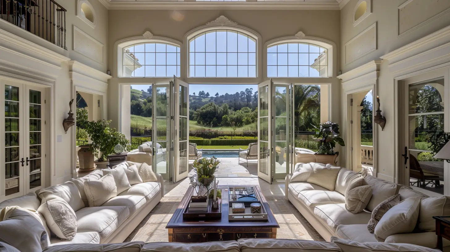 Immaculate sprawling equestrian estate interior in Hidden Valley, near Calabasas.