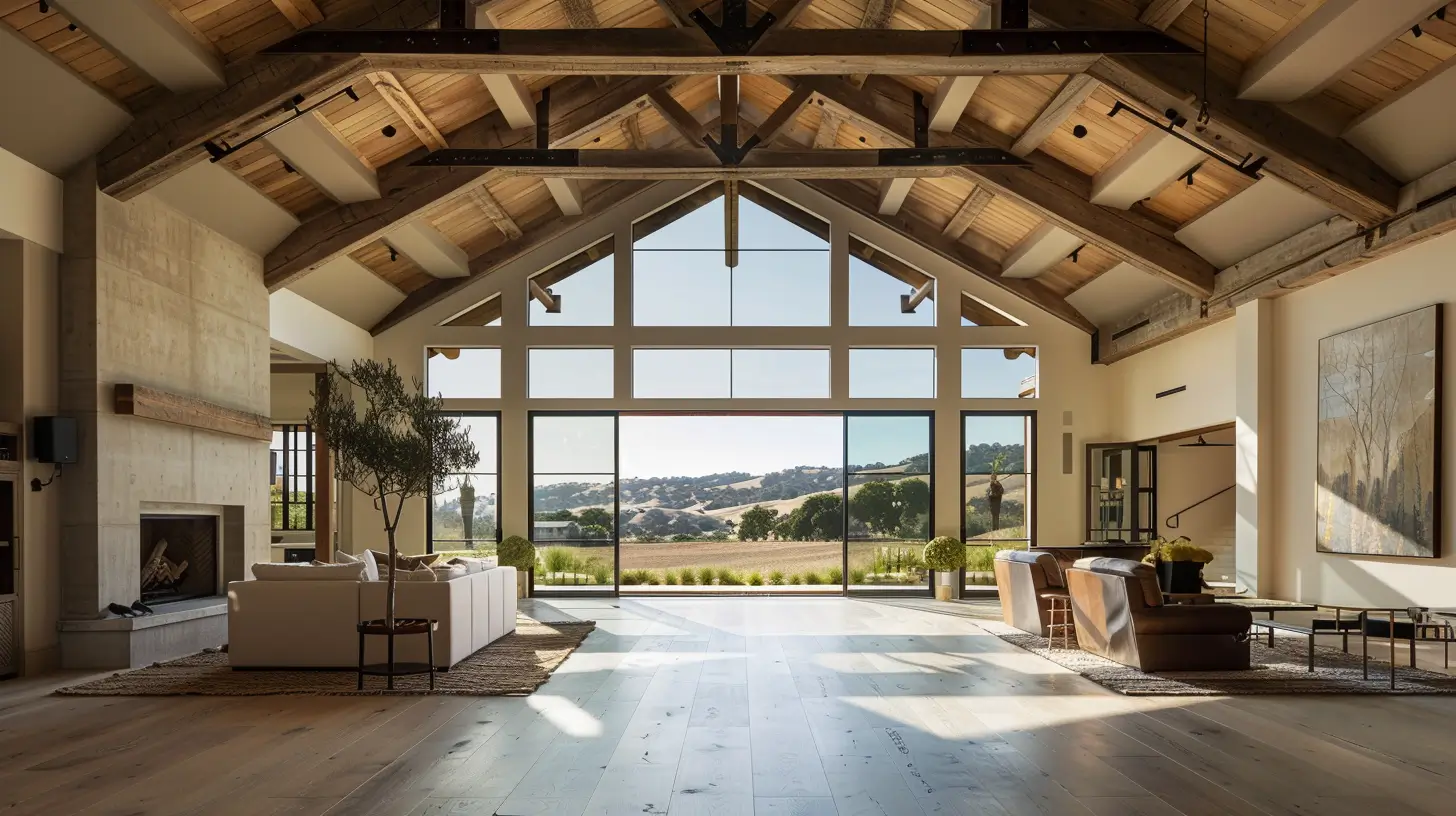 Sprawling equestrian ranch estate interior in Santa Rosa Valley, Ventura County.