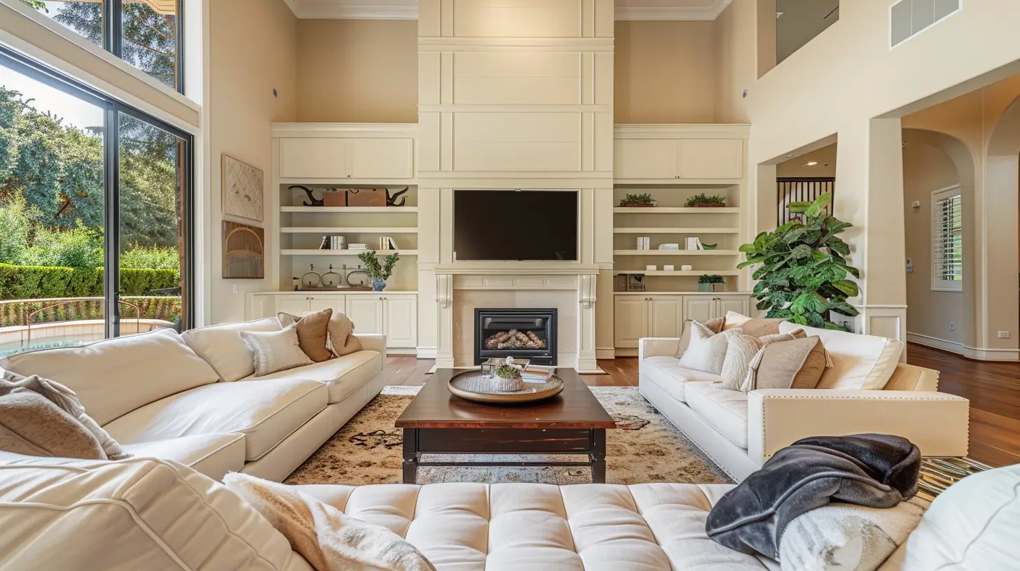 Pristine golf course estate interior in Wood Ranch, Simi Valley.