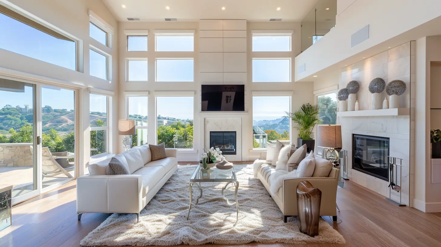 Immaculate upscale hillside home interior in Big Sky, Simi Valley.