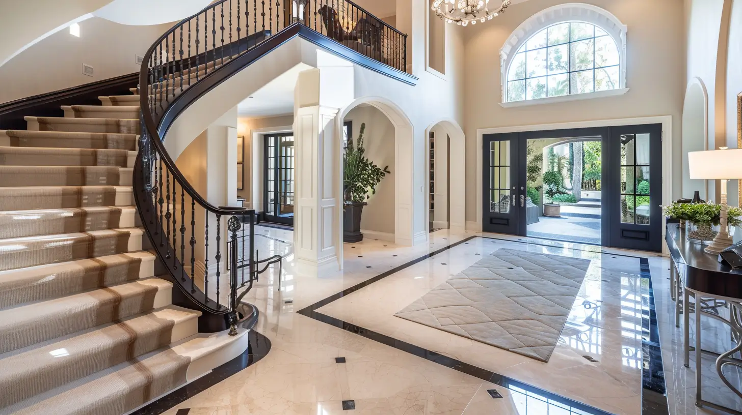 Pristine custom luxury home interior in The Oaks of Calabasas.