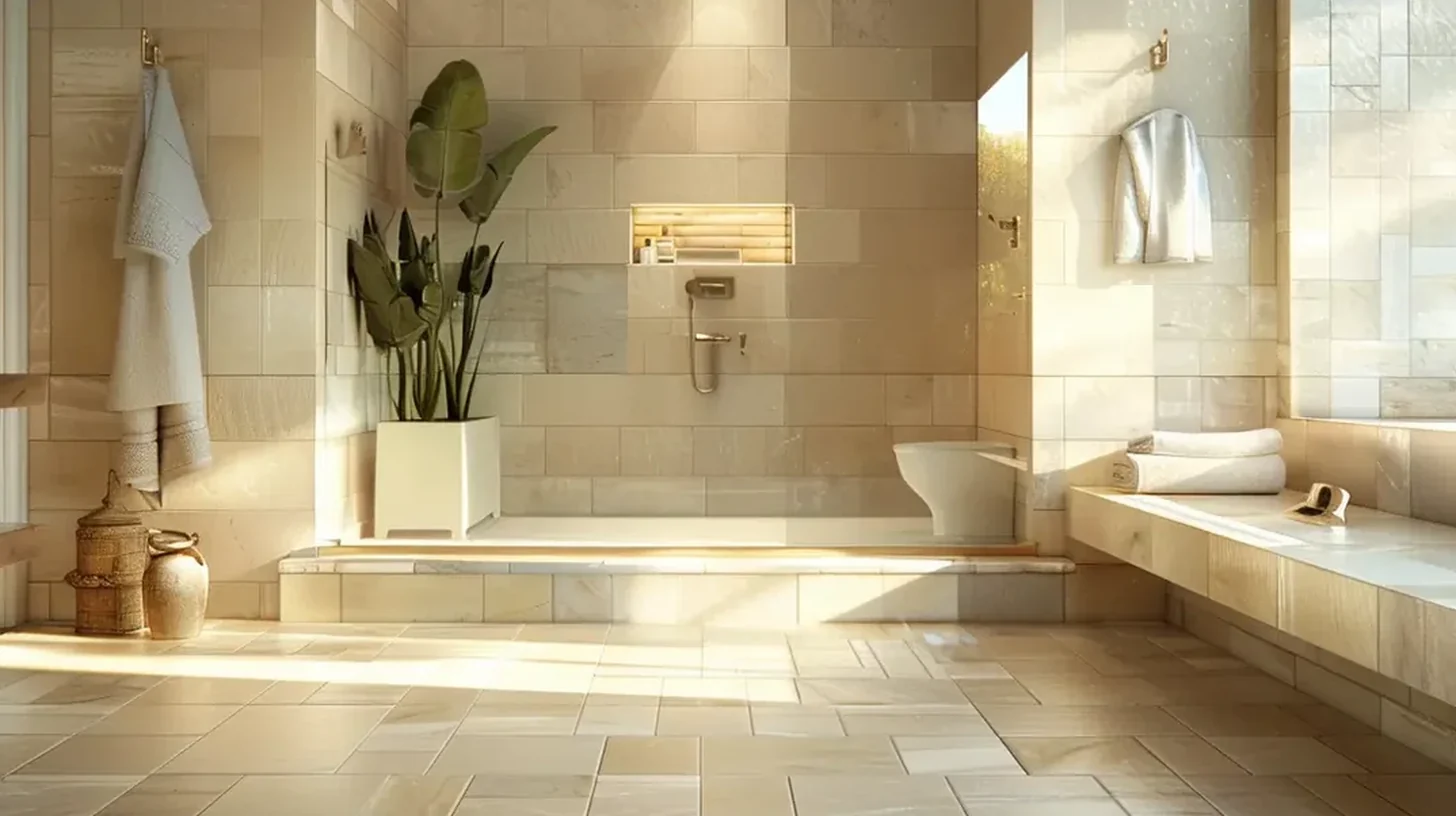 Professional tile and grout cleaning and sealing by Maid VIP