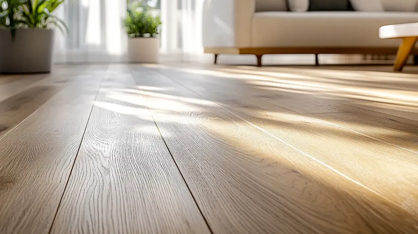 Professional wood and hardwood floor cleaning by Maid VIP
